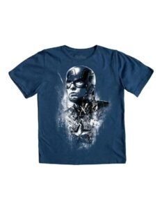 Playera Máscara De Látex Captain Steve Rogers Niño