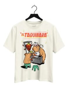 Playera Máscara De Látex El Taquibara Mujer