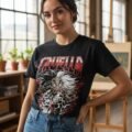 Playera Máscara De Látex Cruella De Vil Mujer