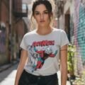 Playera Máscara De Látex Ant-man Retro Mujer