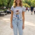 Playera Máscara De Látex Comisario Woody Mujer