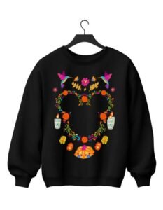 Pullover Máscara De Látex Mickey Día De Muertos Mujer