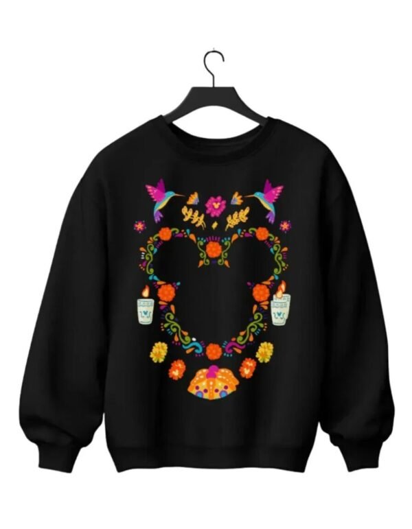 Pullover Máscara De Látex Mickey Día De Muertos Mujer