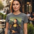 Playera Máscara De Látex Mona 3d Mujer