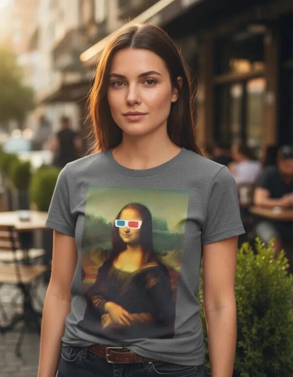 Playera Máscara De Látex Mona 3d Mujer