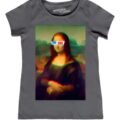 Playera Máscara De Látex Mona 3d Mujer