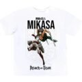 Playera Máscara De Látex Mikasa Ackerman Mujer