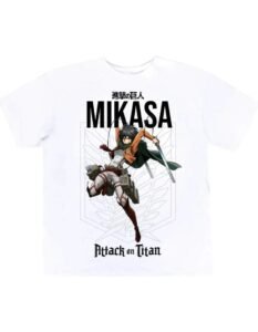 Playera Máscara De Látex Mikasa Ackerman Mujer