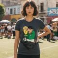 Playera Máscara De Látex El Rey Del Futbol Mujer