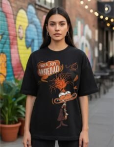 Playera Máscara De Látex Ansiedad Mujer