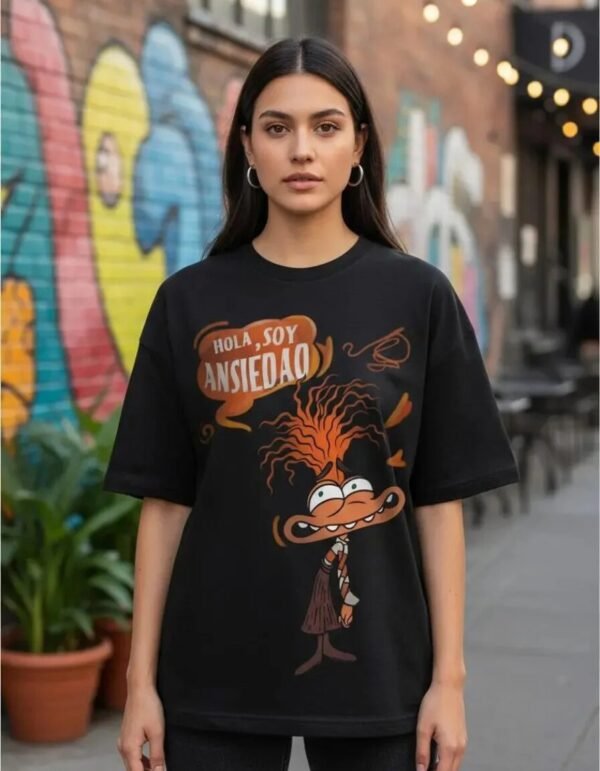 Playera Máscara De Látex Ansiedad Mujer