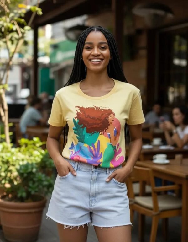 Playera Máscara De Látex Amistad Marina Mujer