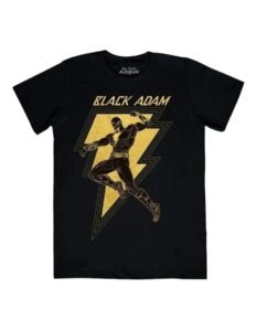 Playera Máscara De Látex Black Adam Hombre