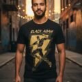 Playera Máscara De Látex Black Adam Hombre