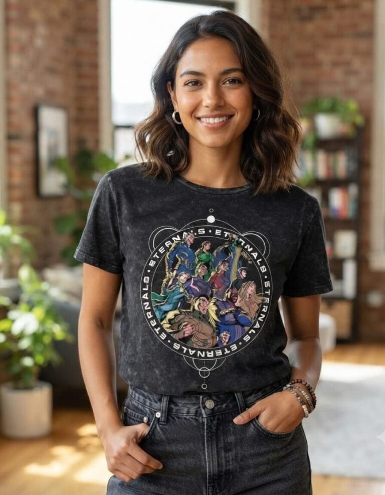Playera Máscara De Látex Eternals Forever Mujer