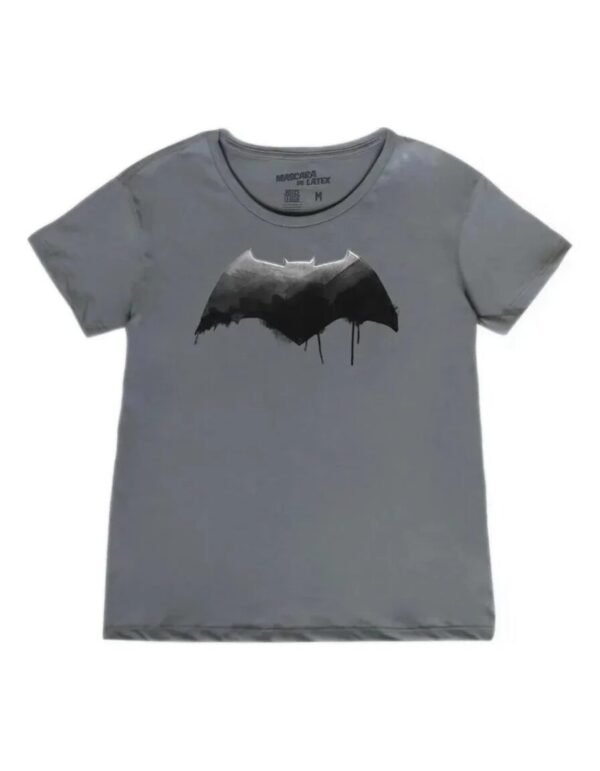 Playera Máscara De Látex Jl Batman Mujer Playera Máscara De Látex Jl Batman Mujer