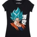 Playera Máscara De Látex Super Saiyan Blue Mujer