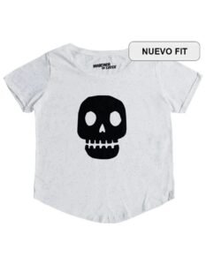Playera Top Máscara De Látex La Calaca Mujer