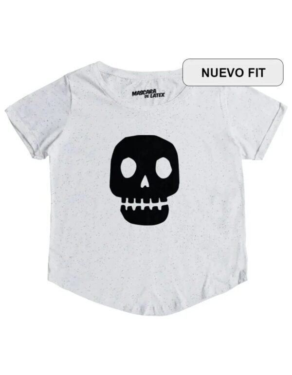 Playera Top Máscara De Látex La Calaca Mujer Playera Top Máscara De Látex La Calaca Mujer