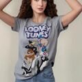 Playera Máscara De Látex Looney Folks Mujer