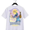 Playera Máscara De Látex Stitch Hawai Surf Club Mujer