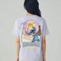 Playera Máscara De Látex Stitch Hawai Surf Club Mujer