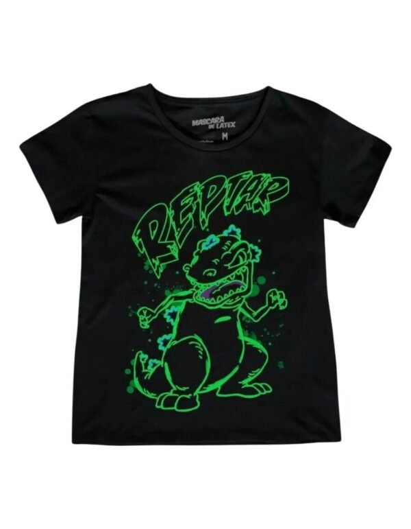 Playera Máscara De Látex The Great Reptar Mujer