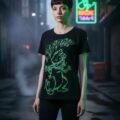Playera Máscara De Látex The Great Reptar Mujer
