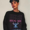 Pullover Máscara De Látex Disney Stitch Hug Me Mujer