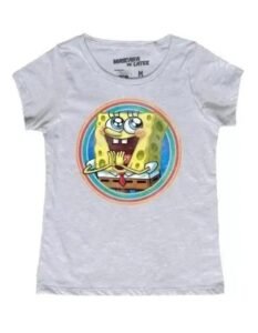 Playera Máscara De Látex Squarepants Mujer