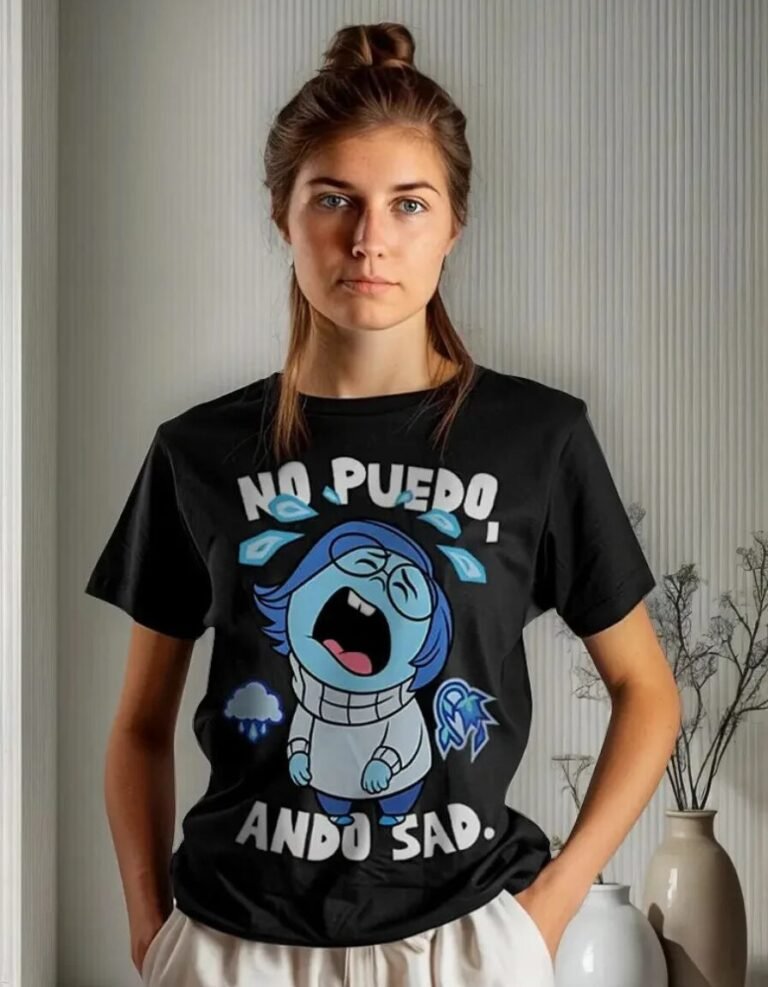 Playera Máscara De Látex Tristeza Mujer