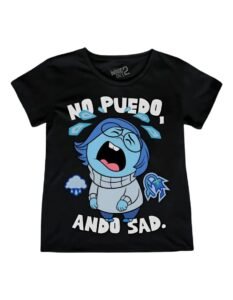 Playera Máscara De Látex Tristeza Mujer