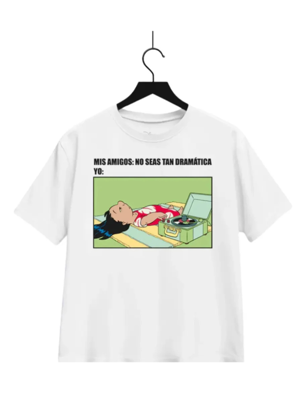 Playera Máscara De Látex Stitch Drama Mode On Mujer
