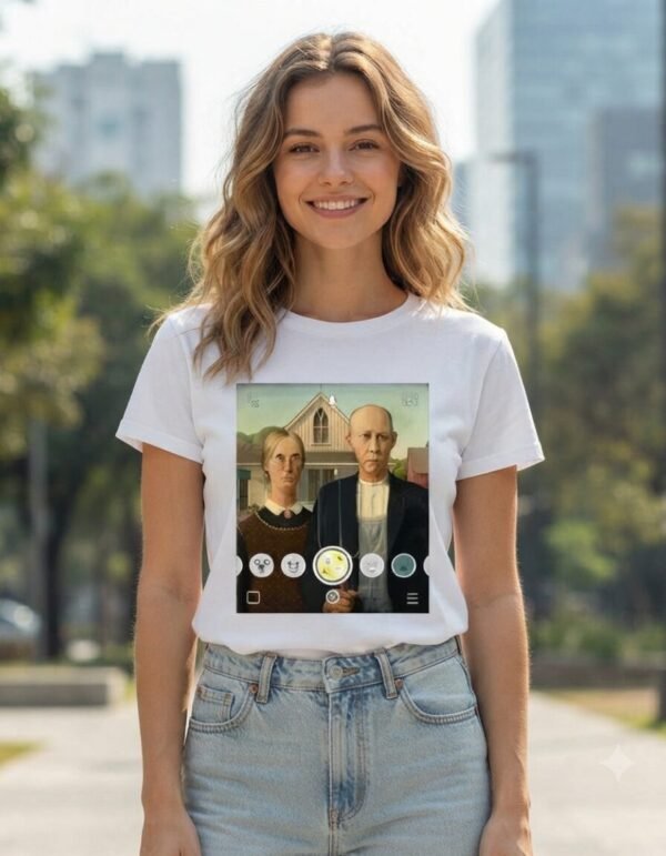 Playera Máscara De Látex Snap Gothic Mujer