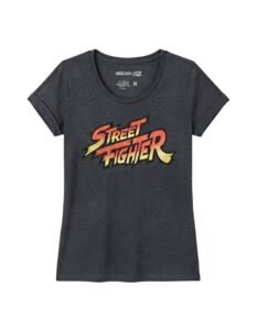 Playera Máscara De Látex Street Fighter Logo Mujer