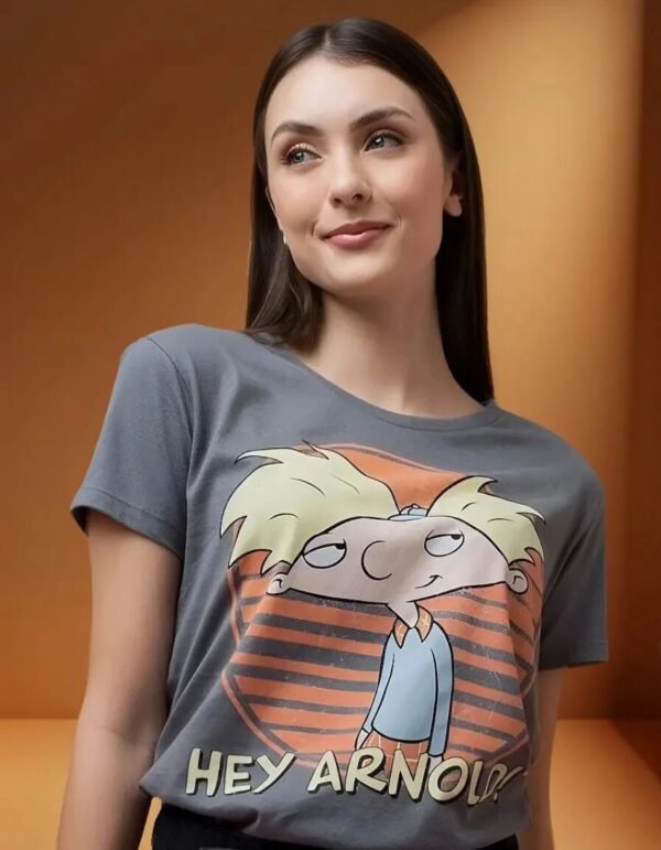 Playera Máscara De Látex Arnold Mujer