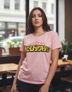 Playera Máscara De Látex My Hero Academia Logo Mujer