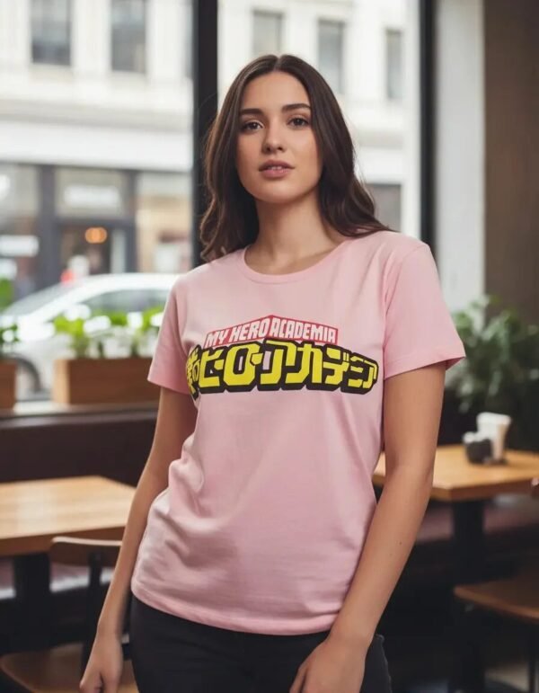 Playera Máscara De Látex My Hero Academia Logo Mujer