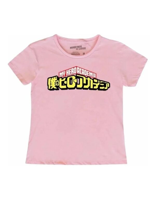 Playera Máscara De Látex My Hero Academia Logo Mujer