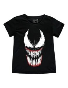 Playera Máscara De Látex Venom Mujer