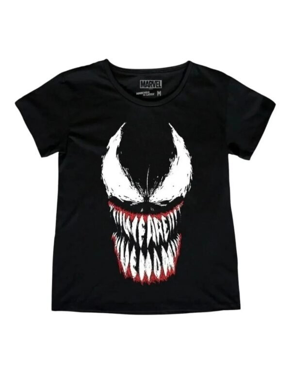 Playera Máscara De Látex Venom Mujer