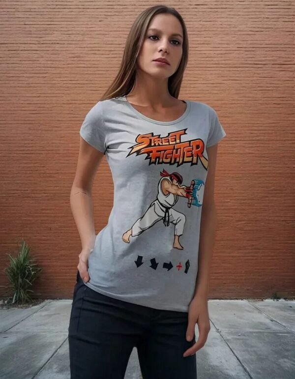 Playera Máscara De Látex Hadouken Mujer Playera Máscara De Látex Hadouken Mujer