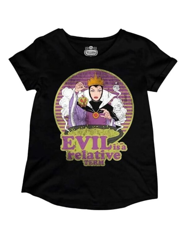 Playera Máscara De Látex Evil Is A Relative Term Mujer