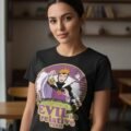 Playera Máscara De Látex Evil Is A Relative Term Mujer