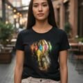 Playera Máscara De Látex Infinity Gauntlet Mujer
