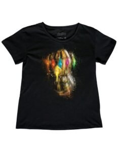 Playera Máscara De Látex Infinity Gauntlet Mujer