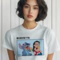 Playera Máscara De Látex Mi Bestie Y Yo Mujer