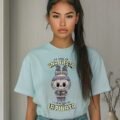 Playera Máscara De Látex La Vida Es Una Fiesta Mujer