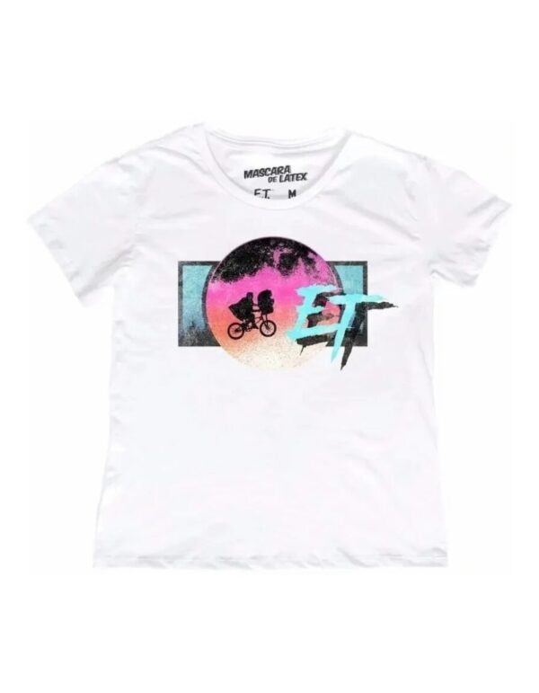 Playera Máscara De Látex E.t. Moon Trip Mujer