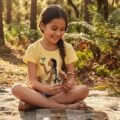 Playera Máscara De Látex Pocahontas Y Meeko Niña